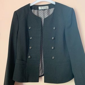 Tahari Arthur S. Lavine Moto jacket blazer.